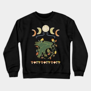 Cottagecore Raven Crewneck Sweatshirt